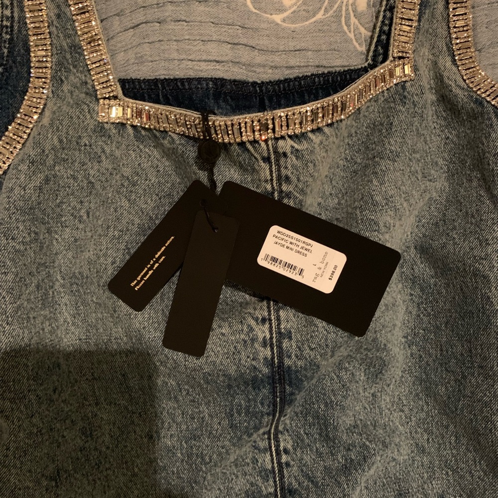 rag & bone Jayde Sleeveless Denim Minidress
Color: Pacific Jewel Minidress - Picture 12 of 12